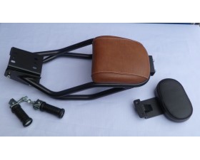 SEDLO PRO SPOLUJEZDCE S OPĚROU A RÁMEM SADA - JAWA 350CL BOBBER